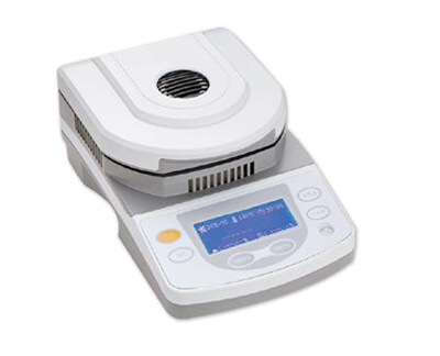 與傳統(tǒng)烘箱相比，鹵素水分測定儀的測試方法可高明多了